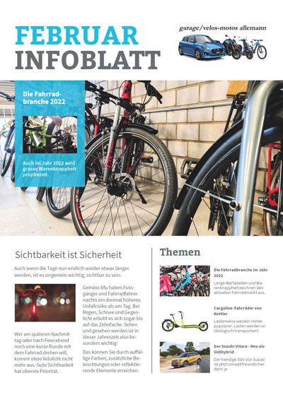 Februar Infoblatt Garage Allemann AG Zuchwil